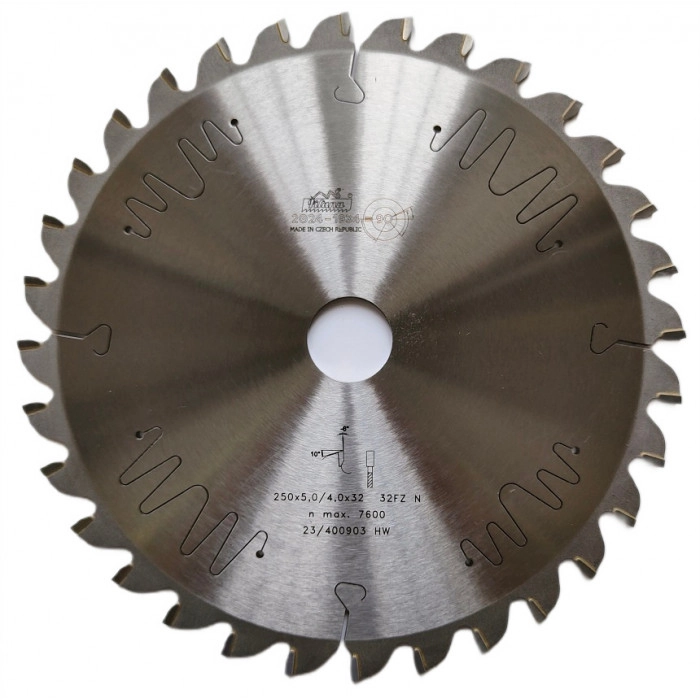 Пила дисковая TCT "Pilana" 250x5.0/4.0x32 z32 87.1 FZ N
